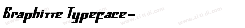 Graphitte Typeface字体转换